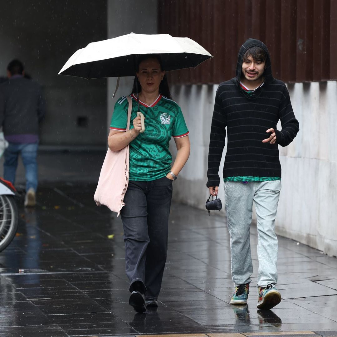 Lluvia se registró en la zona centro de la capital del país. Foto: Cuartoscuro/ Archivo